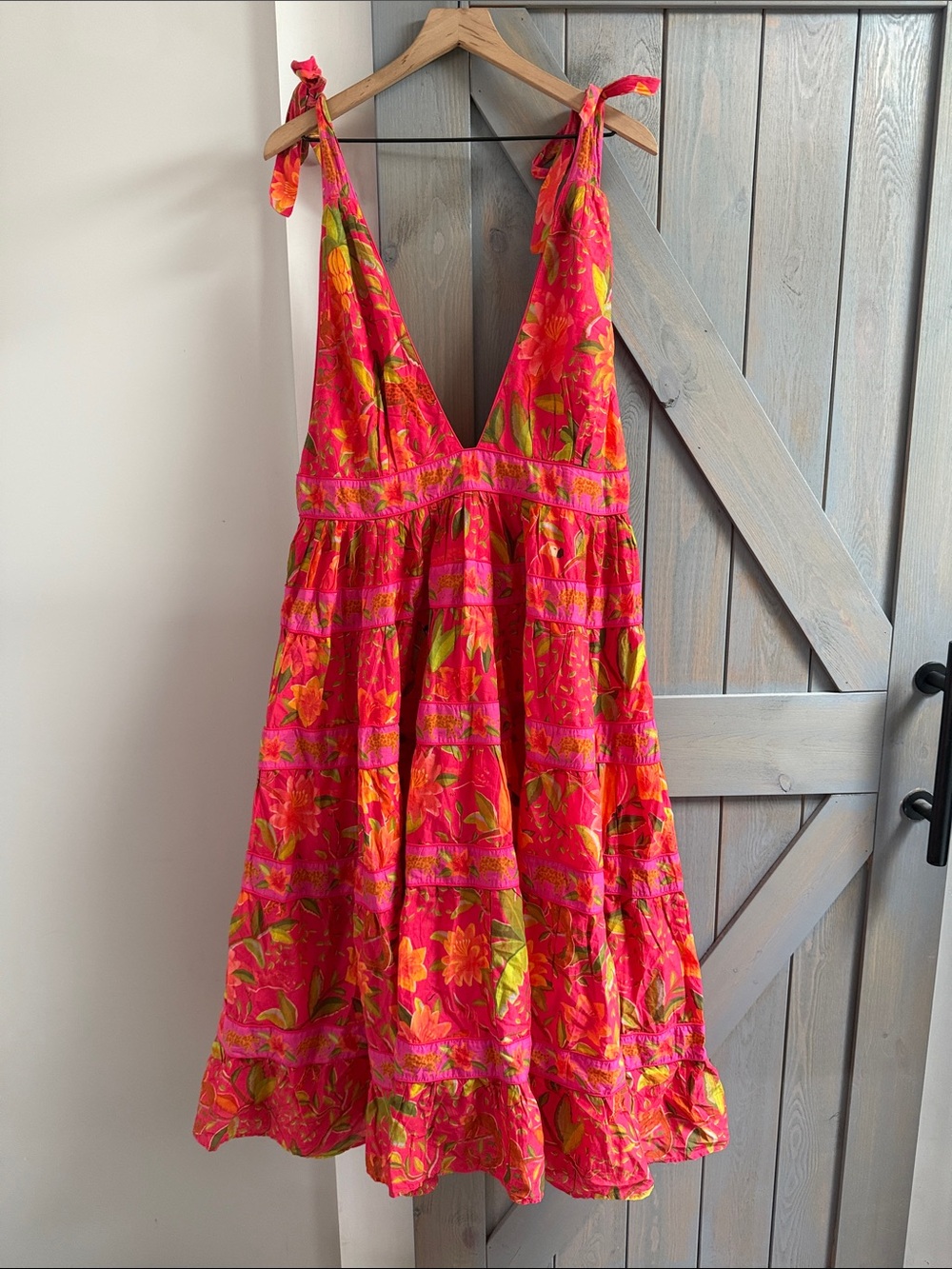 Farm Rio Solar Forest Maxi Dress Size XL - Picture 7 of 12